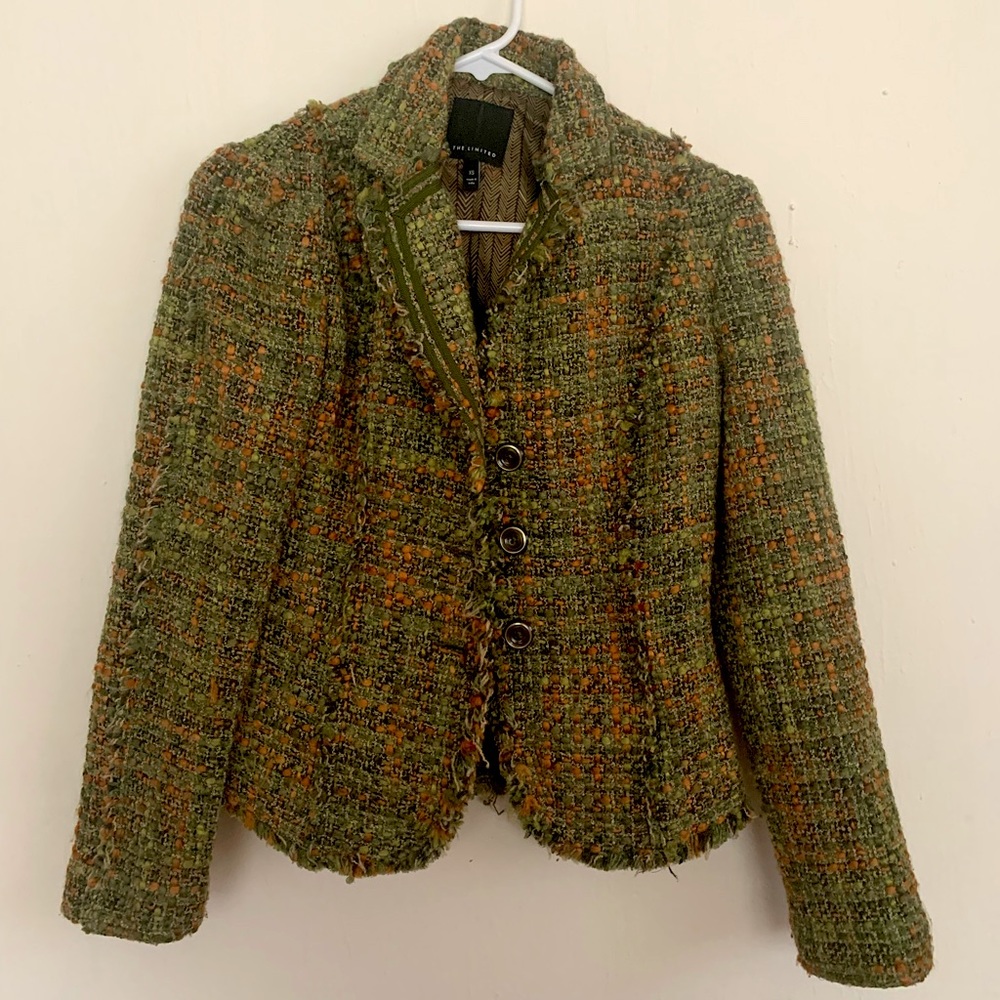 The Limited vintage button up collared coat